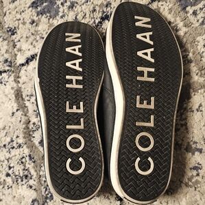 Cole Haan Black Leather Men's Loafers